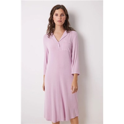 Camisón midi soft touch rosa