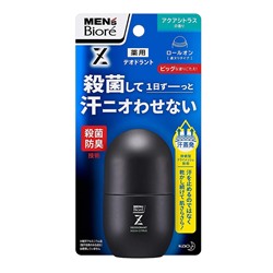 KAO BIORE MEN`S Deodorant Z Дезодорант-антиперспирант мужской роликовый, цитрусовый аромат 55 мл.