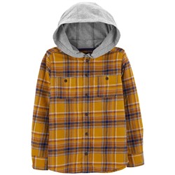 Hooded Flannel Shirt