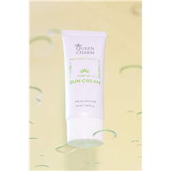 [QUEENCHARM] Крем для лица солнцезащитный ЛЕГКИЙ увлажняющий SPF50+PA++++UV Expert Magic Mild Moisture Tone Up Milk Sun Cream, 50 мл