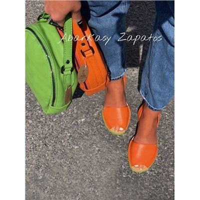 AB.ZAPATOS · 3201 naranja+AB.Z · Pelle · mochila NAPA (630) Naranja-PISTACHO