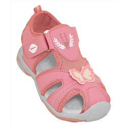 Pink Butterfly Closed-Toe Sandal