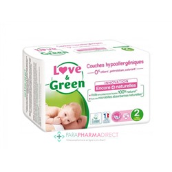 Love&Green Couches Hypoallergéniques T2 3 à 6 kg x36