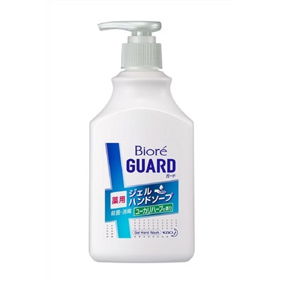 Гель-мыло для рук KAO Biore Guard с ароматом эвкалипта, помпа 250мл