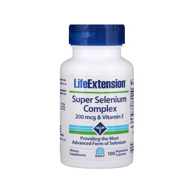 Life Extension, Суперкомплекс селена, 100 вегетарианских капсул