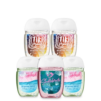 SEAS THE DAY PocketBac Hand Sanitizers, 5-Pack