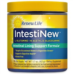 Renew Life, IntestiNew, формула для поддержки слизистой оболочки кишечника, 5.7 унций (162 г)