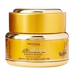 PATANJALI Swaran Kanti Cream Выравнивающий тон кожи крем для лица 15г