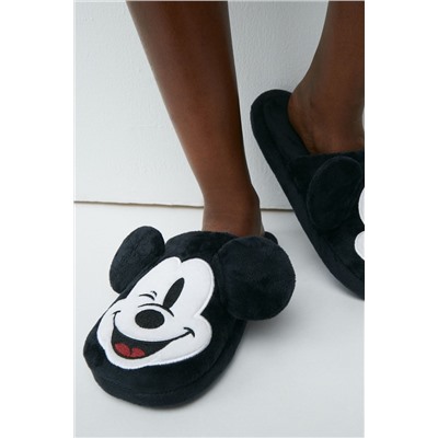 Zapatillas de casa Mickey Disney Coralmickiz - Negro y blanco
