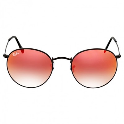 RAY BAN Round Orange Gradient Flash Sunglasses