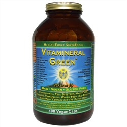 HealthForce Nutritionals, Vitamineral Green, Version 5.3, 400 капсул