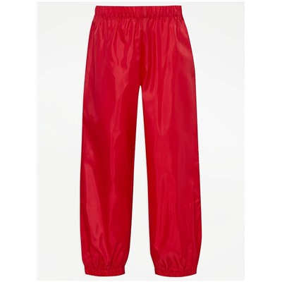 Red Shower Proof School Pac A Trousers