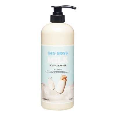 FOODAHOLIC BIG BOSS MILK BODY CLEANSER Гель для душа на основе молочного протеина 1000мл