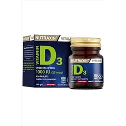 Nutraxin D3 Vitamini 120 Tablet- Vitamin Ve Mineral Takviyesi 8680512613152