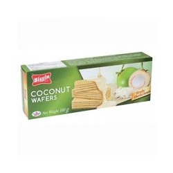Вафли с кокосовым вкусом от Bissin 100 гр / Bissin Premium Wafers  Coconut Flavored 100g