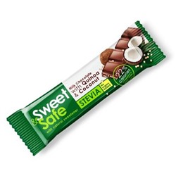Sly Sweet&Safe Молочный шоколад с киноа и кокосом 25 г cтевиa