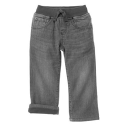 Pull-On Straight Jeans