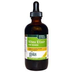 Gaia Herbs, Эликсир с витексом, для женщин, 4 жидких унций (120 мл)