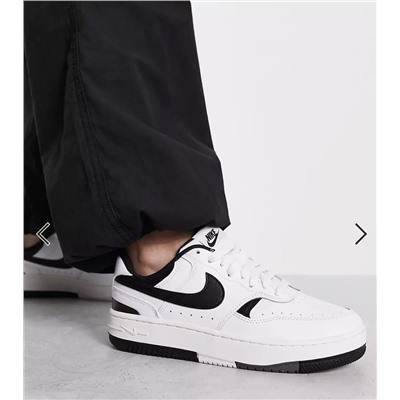Nike Gamma Force sneakers in white & black