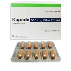 KAPEDA 500 mg 120 film tablet Kapesitabin