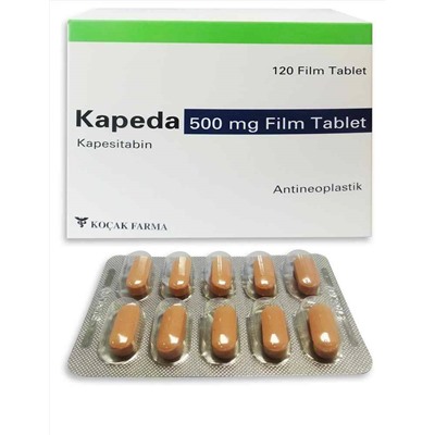 KAPEDA 500 mg 120 film tablet Kapesitabin