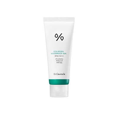 [DR. CEURACLE] Крем для лица и тела солнцезащитный ЦЕНТЕЛЛА водостойкий Cica Regen Waterproof Sun SPF 50 PA++++, 100 мл