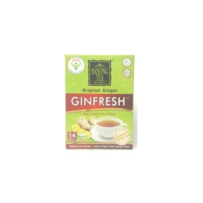 Гранулированный растворимый имбирный напиток "Классический" от Ranong 14 пакетиков / Ranong Instant Ginger Tea Ginfresh Classic 14 sachets