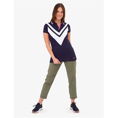 DOUBLE CHEVRON TIPPED POLO SHIRT