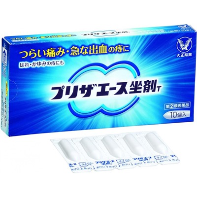 Taisho Pharmaceutical Preza Ace Injection Ointment T свечи от геморроя 10 шт