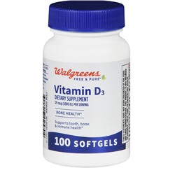 Vitamin D3 125 mcg Softgels (100 days)100.0 ea