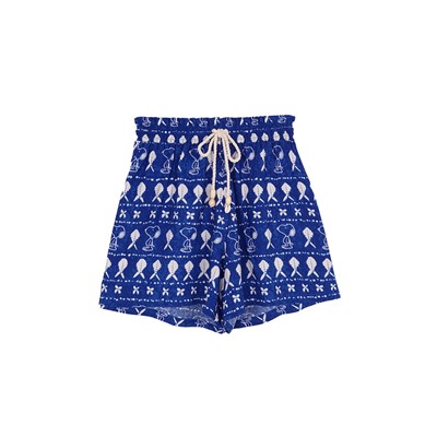 Shorts viscosa allover Snoopy