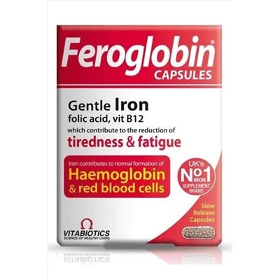 Vitabiotics Gentle Iron Feroglobin 30 Kapsül VTB5106