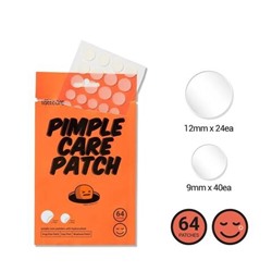 [LÄTTCARE] Патчи для лица точечные от воспалений PIMPLE Care Patch, 64 шт