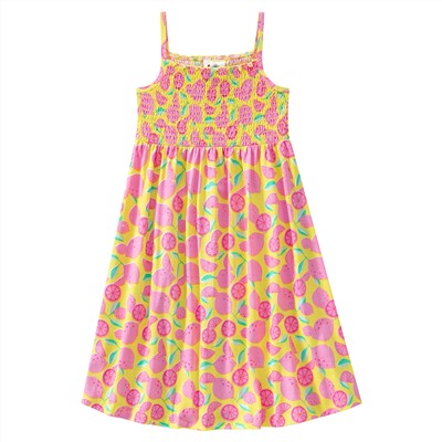 Mädchen Kleid mit Allover-Print