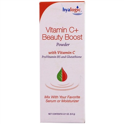 Hyalogic LLC, Vitamin C+ Beauty Boost Powder, .21 oz (6.0 g)
