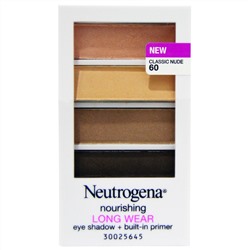 Neutrogena, Долгостойкие тени для век, классический телесный 60, 0,24 унции (6,97 г)