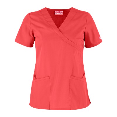 Butter-Soft Scrubs by UA™ Mock Wrap Crossover Scrub Top