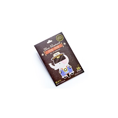 Многофункциональный ароматизатор-освежитель воздуха «Tuk-Tuk» серии Thai Elefhant от Phutawan 5гр / Phutawan Thai Elephant Air Freshener Tuk-Tuk 5g
