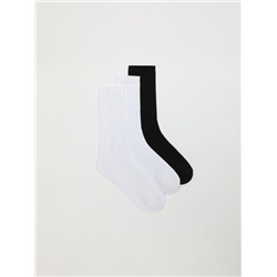 PACK OF 3 PAIRS OF RIBBED SOCKS