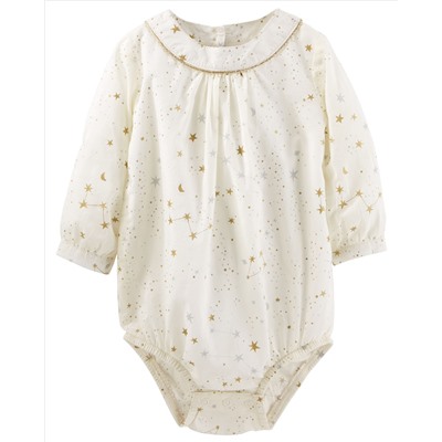 Sparkle Star Print Bodysuit