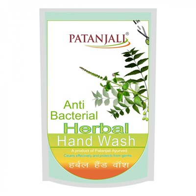 PATANJALI Herbal Handwash Anti Bacterial Антибактериальное травяное мыло для рук 200мл