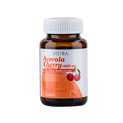 Капсулы "Вишня ацеролла 1000 мг" Vistra 45 шт / Acerolla cherry Vistra 100 mg 45 caps