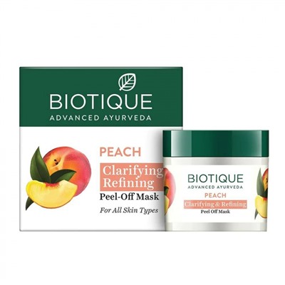 BIOTIQUE Peach clarifying &amp; refining mask Очищающая маска для лица с экстрактом персика 50г