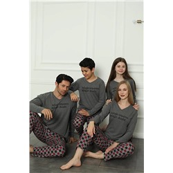 PXSL Moda Çizgi Aile Penye Pijama Takım (baba - oğul ) 50112 Ayrı Ayrı Satılır . Fiyatları Farklıdır PSL-T69981