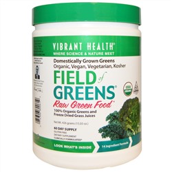 Vibrant Health, Organic Field of Greens, 15,03 унций (426 г)