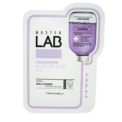 TONYMOLY MASTER LAB REAL CERAMIDE Тканевая маска для лица с керамидами 19г