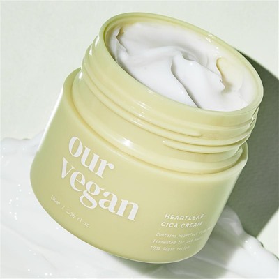 Веганский успокаивающий крем с центеллой Manyo Factory Our Vegan Heartleaf Cica Cream 100мл