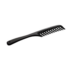[CUTE-CUTE] Гребень для волос ЗУБЦЫ ЧАСТЫЕ длинные с ручкой пластиковый, 1 шт