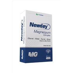 newday Magnezyum Complex Vitamin B6, 60 Kapsül NEWDAYİ
