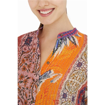 Camisa boho paisley